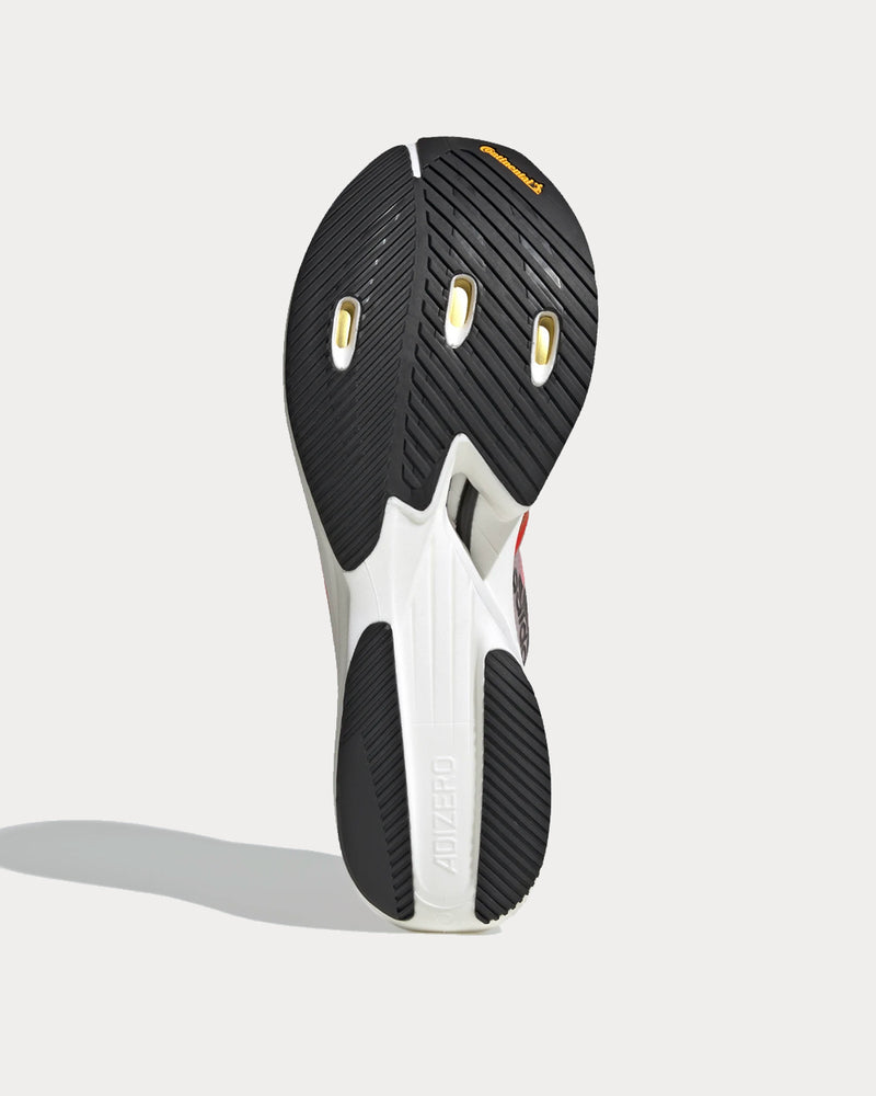 Adidas Adizero Prime X Cloud White / Carbon / Solar Red Running Shoes - 4