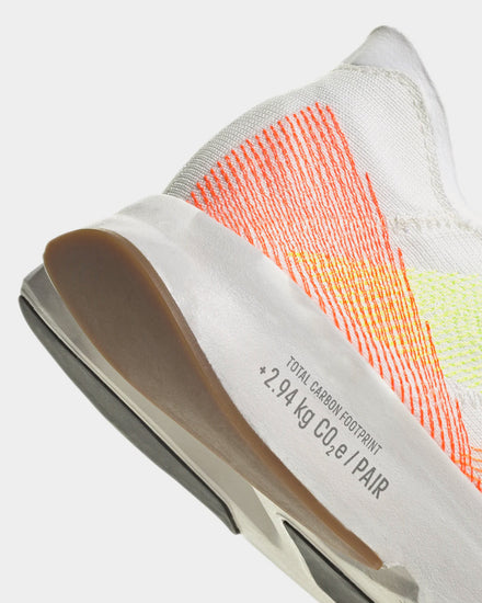 Adidas x Allbirds Adizero 2.94 KG CO2E Non Dyed / Core Black / Acid Red Running Shoes - 5