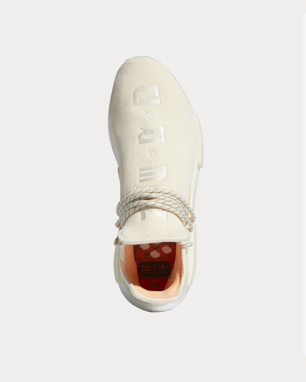 Adidas x Pharrell Williams - Hu NMD N.E.R.D Chalk White / Glow Orange / Clear Mint Low Top Sneakers