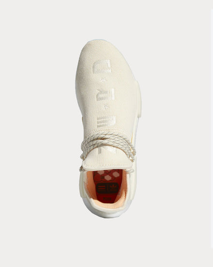 Adidas x Pharrell Williams Men's Hu NMD N.E.R.D Chalk White / Glow Orange / Clear Mint Low Top Sneakers Adidas x Pharrell Williams Men's Hu NMD N.E.R.D Chalk White / Glow Orange / Clear Mint Low Top Sneakers