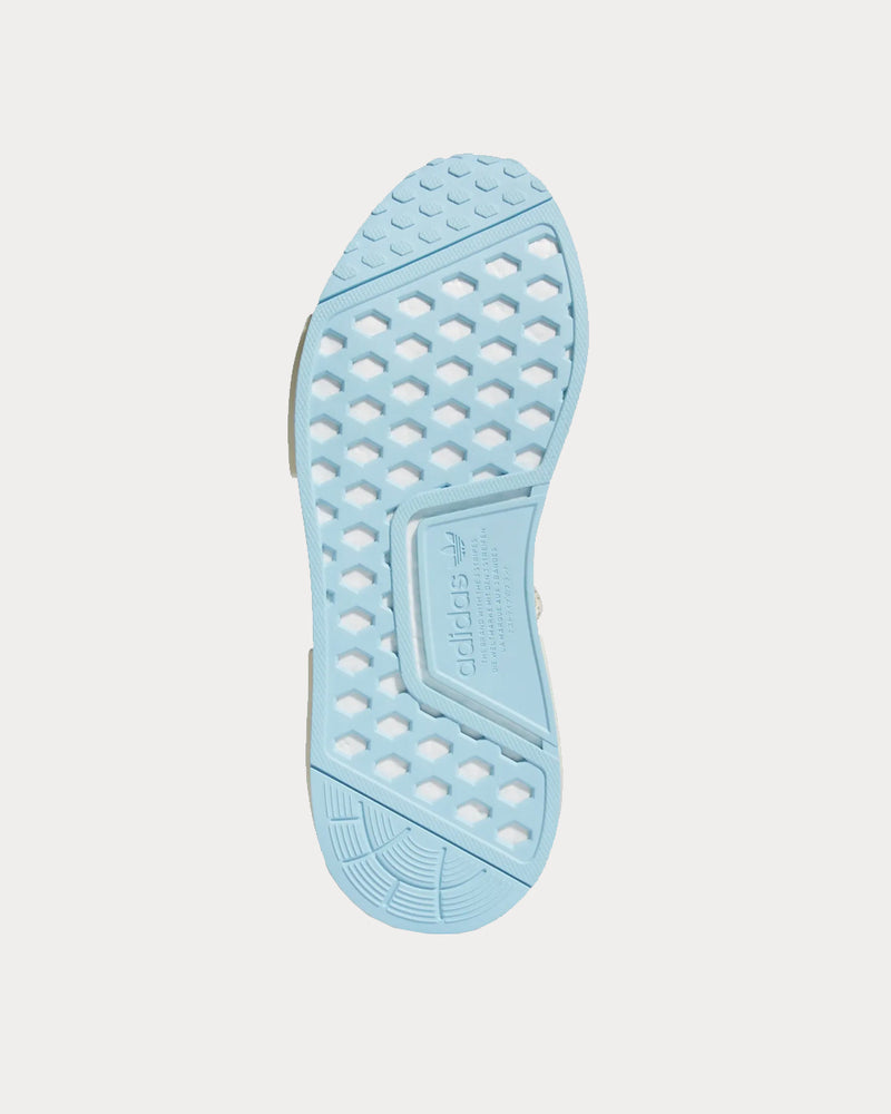 Adidas x Pharrell Williams Men's Hu NMD N.E.R.D Chalk White / Glow Orange / Clear Mint Low Top Sneakers