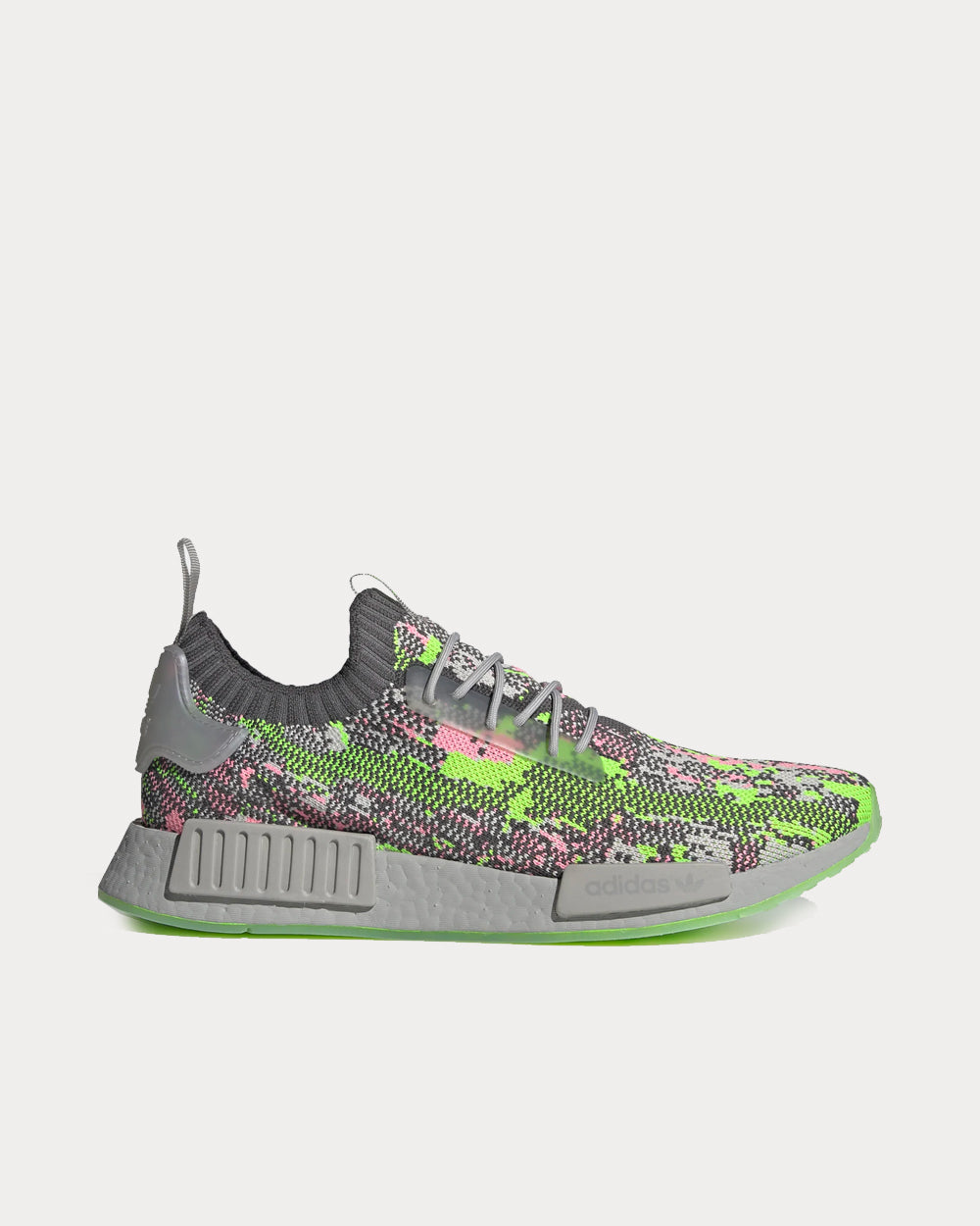Adidas Women's NMD_R1 Primeknit Grey Low Top Sneakers