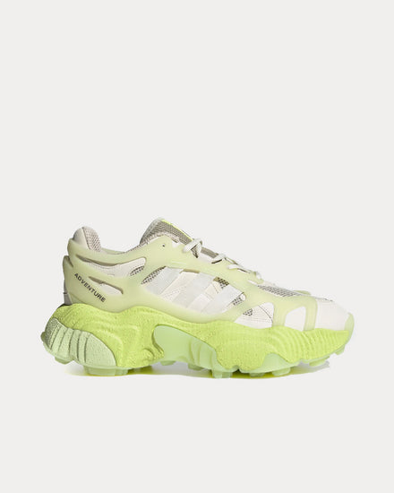 Adidas Roverend Off White / Off White / Pulse Lime Low Top Sneakers - 1