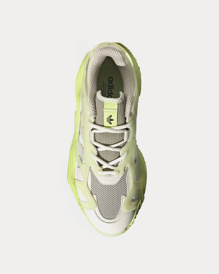 Adidas Roverend Off White / Off White / Pulse Lime Low Top Sneakers - 2