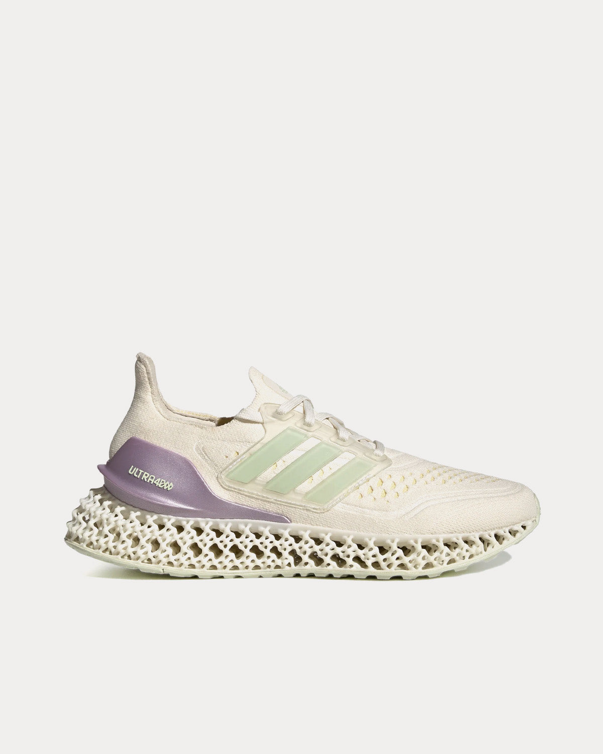Adidas Women's Ultra 4d FWD Cloud White / Linen Green / Almost Yellow  Running Shoes