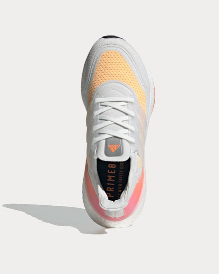 adidas gazelle silver green womens Adidas Women's Ultraboost 21 Crystal White / Crystal White / Acid Orange  Running Shoes