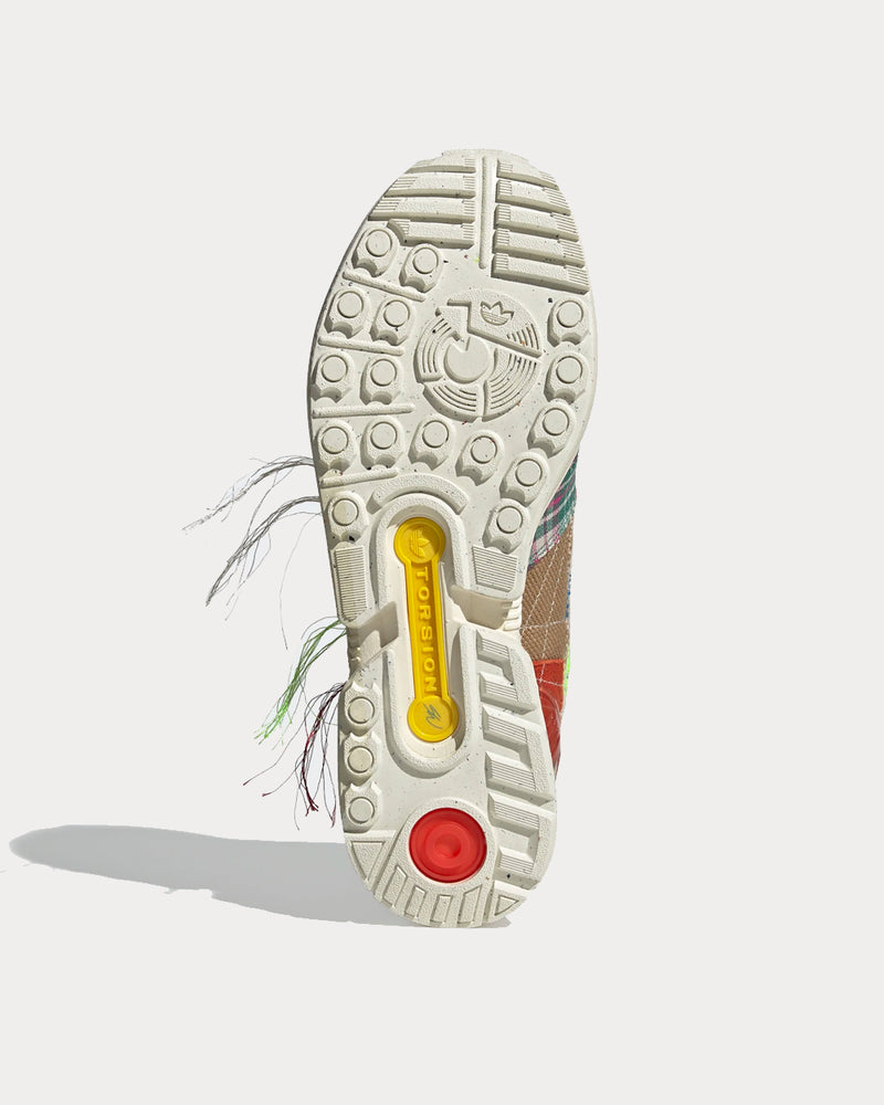 Adidas x Sean Wotherspoon ZX 8000 SuperEarth Off White / Blue Bird / Red Low Top Sneakers - 4