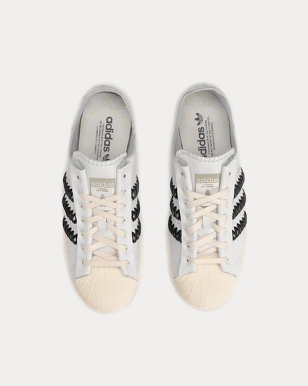 Adidas x Foot Industry Superstar White / Black Low Top Sneakers - 2