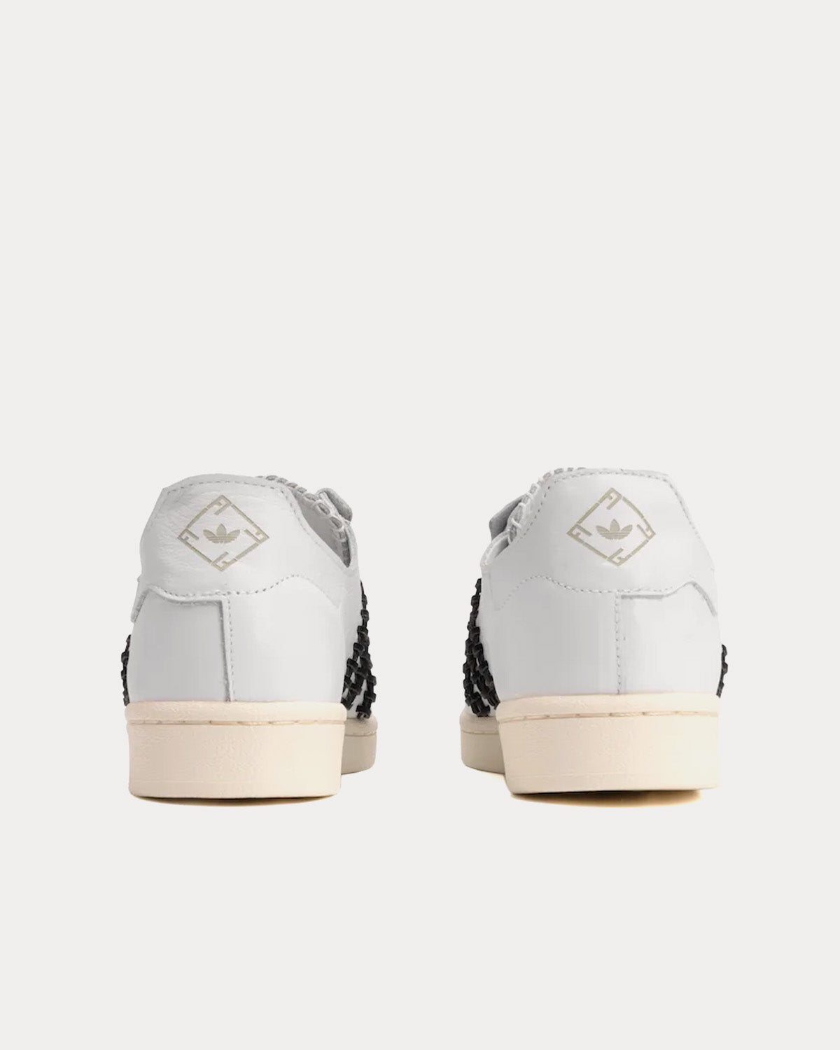 Adidas x Foot Industry - Superstar White / Black Low Top Sneakers