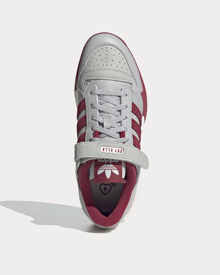 Adidas x Human Made Forum Grey Two / Collegiate Burgundy / Core Black Low Top Sneakers - 3