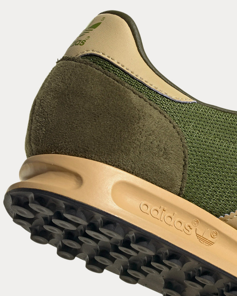 Adidas Moss Side Dust Green / Sand / Craft Green Low Top Sneakers - 4