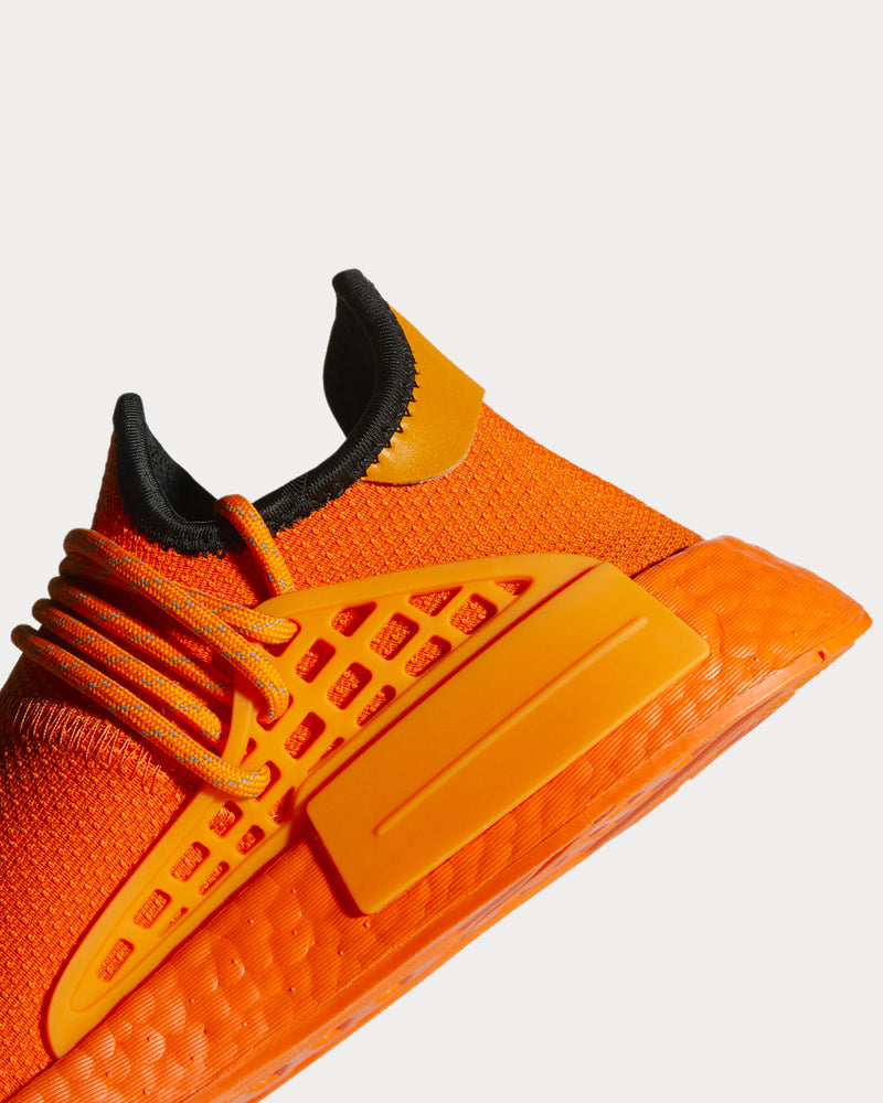 Adidas x Pharrell Williams HU NMD Orange / Bright Orange / Core Black Low Top Sneakers - 6