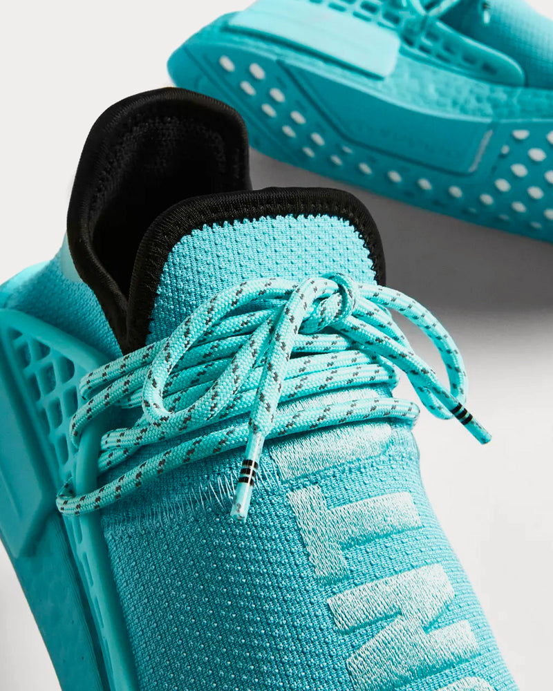 Adidas x Pharrell Williams Men's HU NMD Clear Aqua / Light Aqua / Black Low Top Sneakers