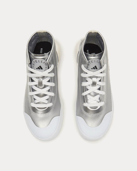 Adidas X Stella McCartney Metallic Treino Silver Running Shoes - 2