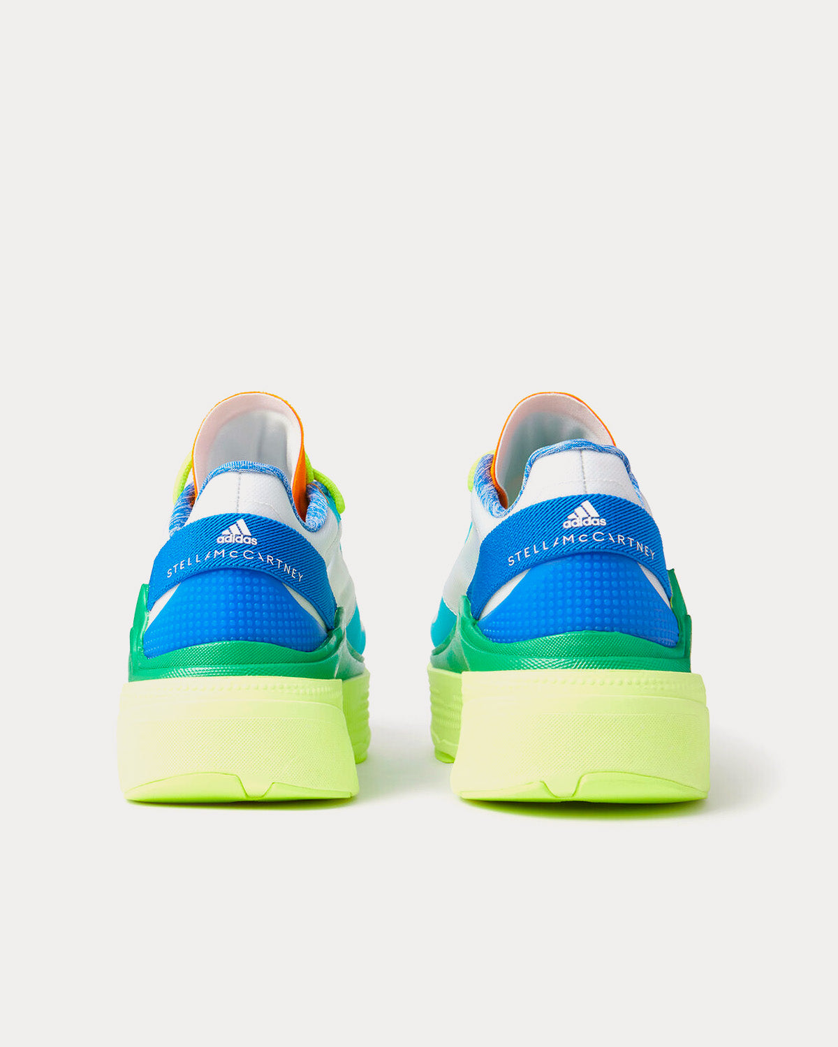 Adidas X Stella McCartney - Earthlight White / Rich Green / Solar Yellow Running Shoes