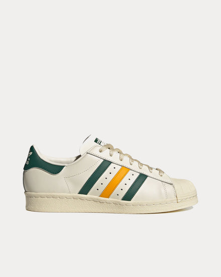 Adidas Unisex Superstar 82 Cloud White / Collegiate Green / Collegiate Green Low Top Sneakers Adidas Unisex Superstar 82 Cloud White / Collegiate Green / Collegiate Green Low Top Sneakers