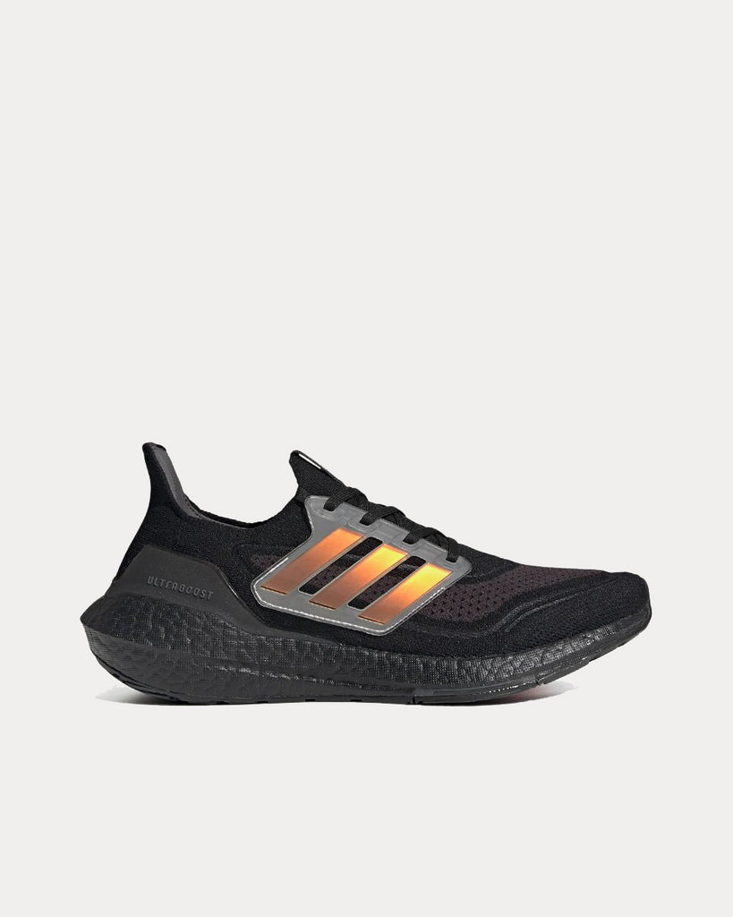 Buy Adidas Core Black & Orange Ultraboost 20 Running Shoes for Men