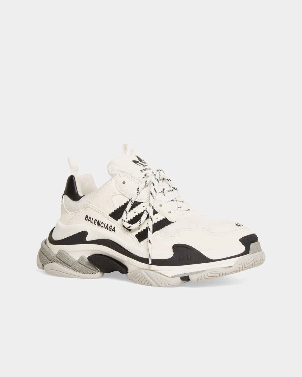 Balenciaga x Adidas - Triple S White / Black Low Top Sneakers