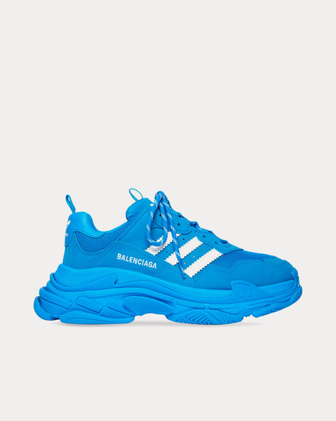 Triple S Blue / White Low Top Sneakers