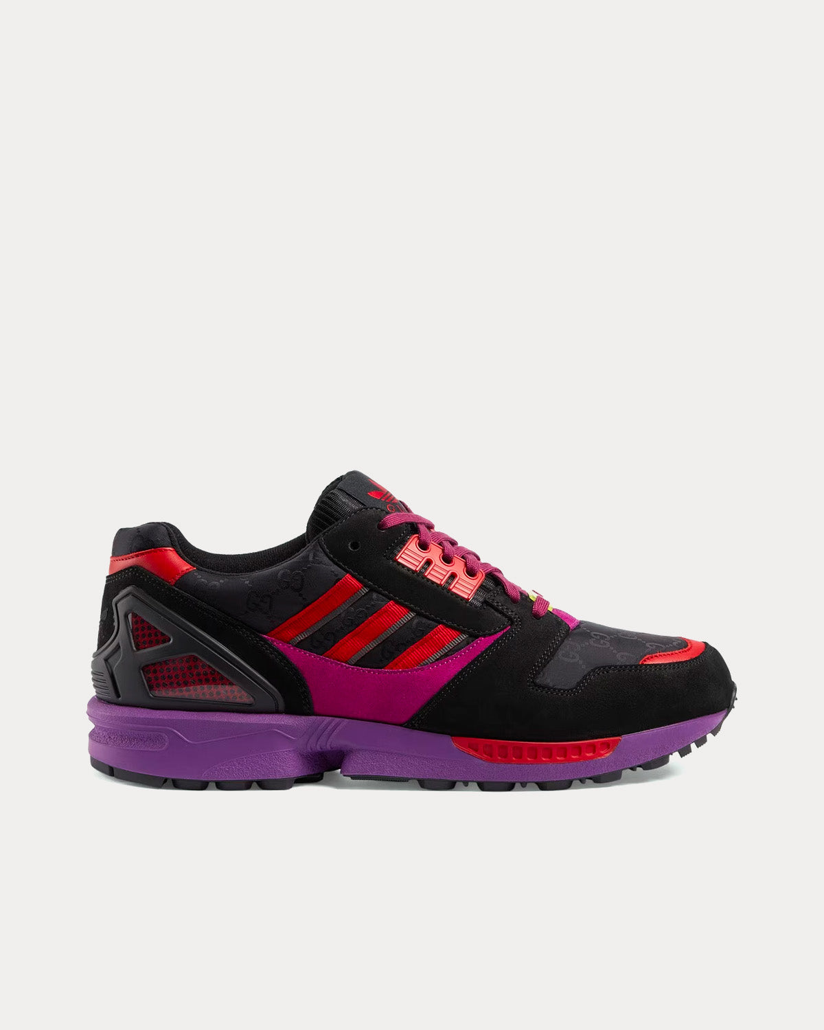Adidas x Gucci - ZX8000 GG Canvas Black / Purple Low Top Sneakers