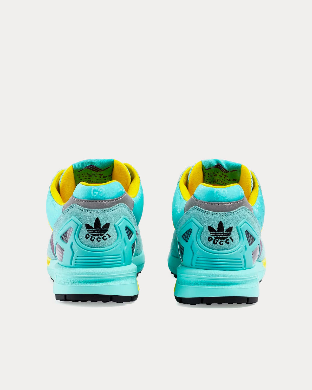 Adidas x Gucci - ZX8000 GG Canvas Aquamarine Low Top Sneakers