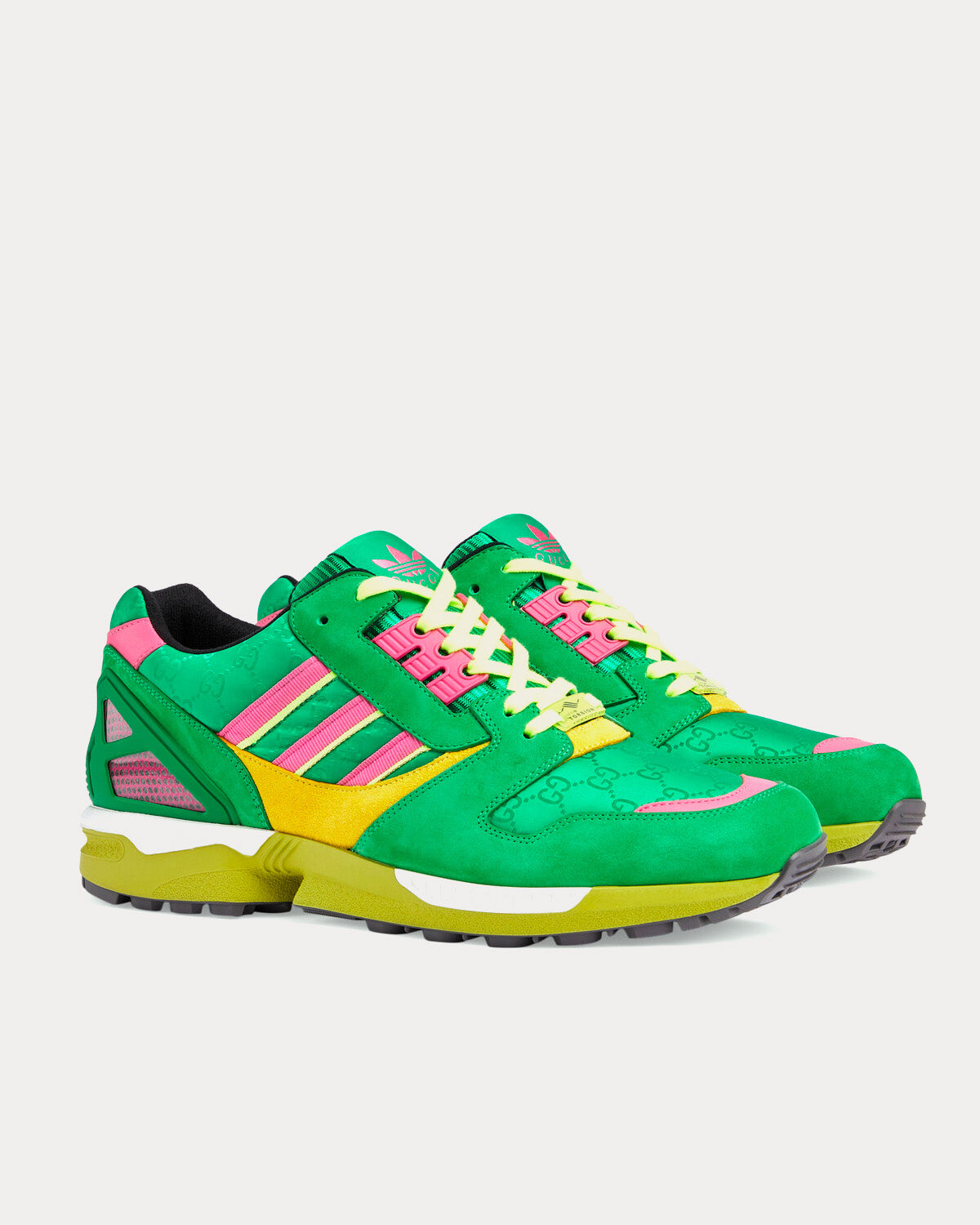 Adidas x Gucci - ZX8000 GG Canvas Green Low Top Sneakers