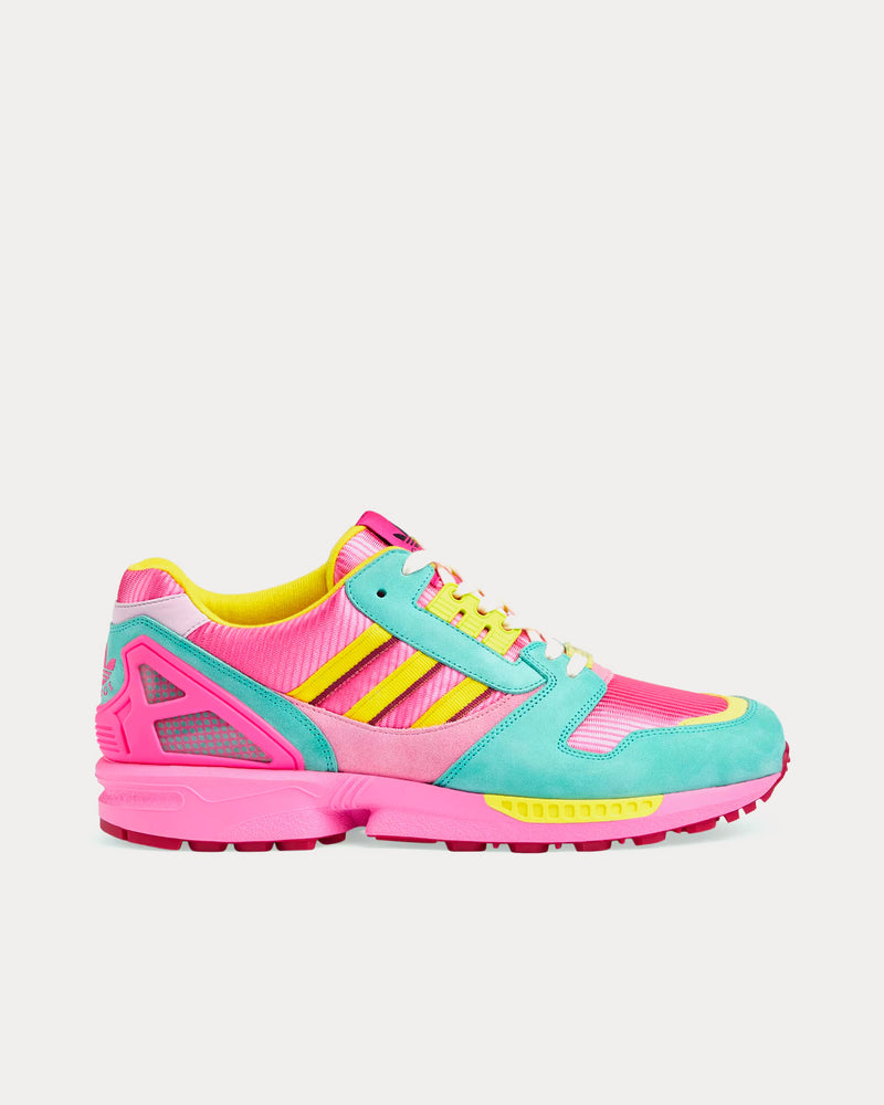 tamani1969•*¨*•.¸♬︎ Adidas x Gucci Men's ZX8000 Leather Pink / Aquamarine Low