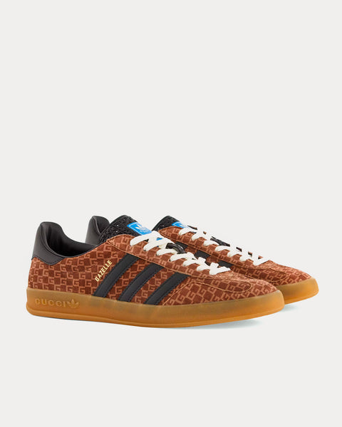 Gazelle Brown Suede Low Top Sneakers