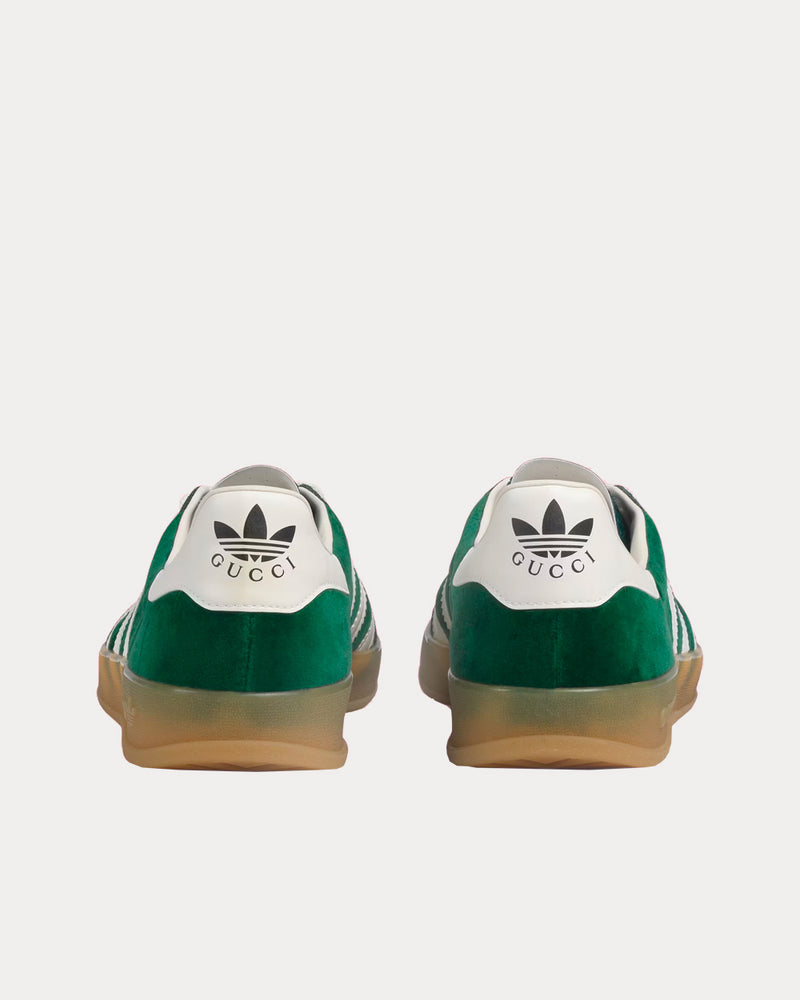 Adidas x Gucci Men's Gazelle Green Suede Low Top Sneakers Adidas x Gucci Men's Gazelle Green Suede Low Top Sneakers