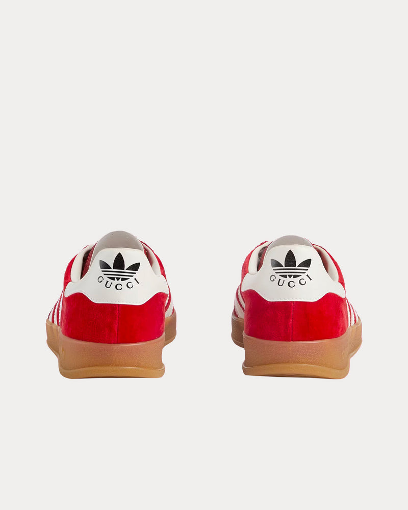 Adidas x Gucci Men's Gazelle Red Velvet Low Top Sneakers