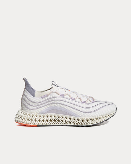 Adidas x Parley 4DFWD Non Dyed / Silver Violet / Impact Orange Running Shoes - 1