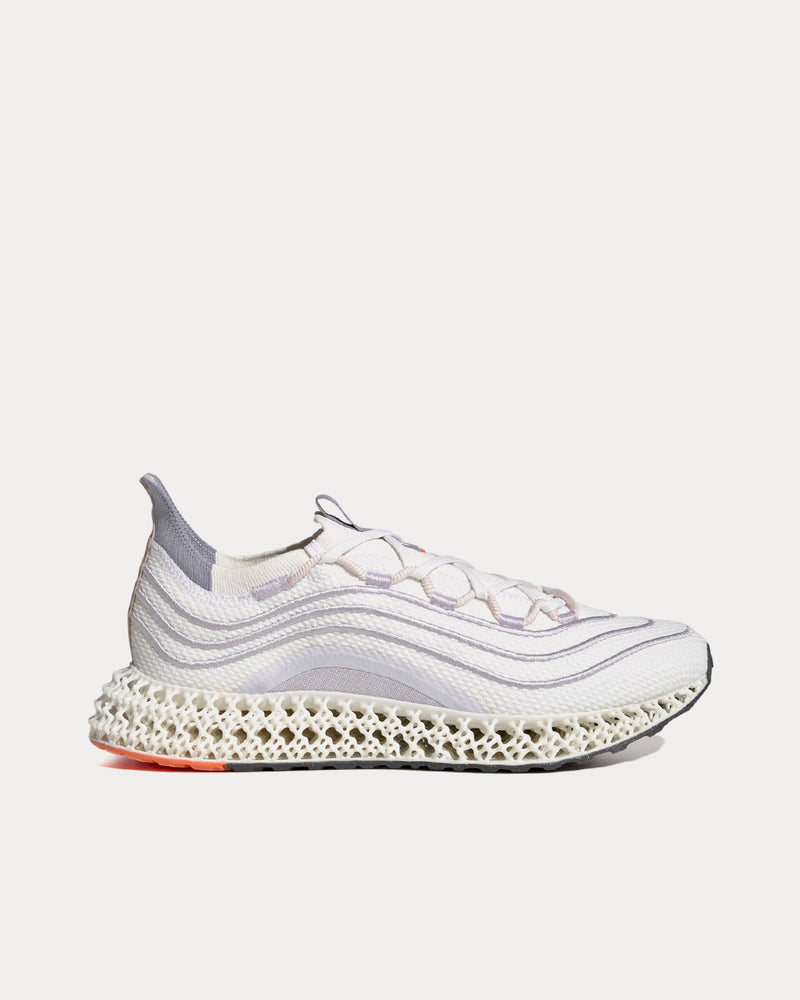 Adidas x Parley 4DFWD Non Dyed / Silver Violet / Impact Orange Running Shoes - 1