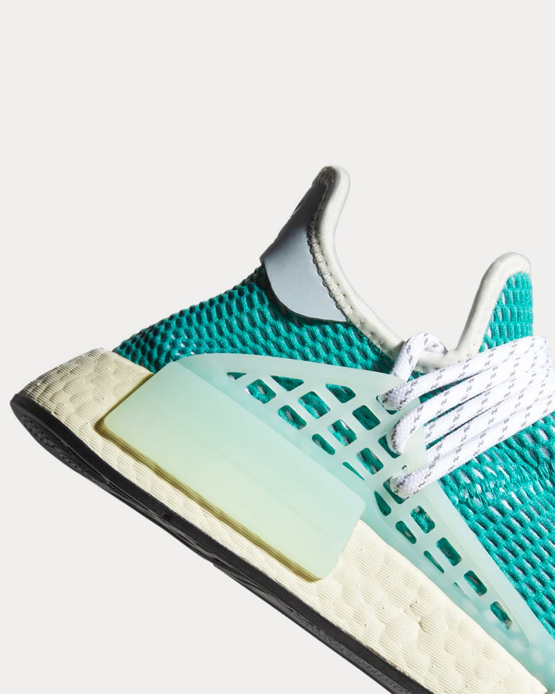 Adidas x Pharrell Williams Men's Hu NMD Dash Green Low Top Sneakers Adidas x Pharrell Williams Men's Hu NMD Dash Green Low Top Sneakers