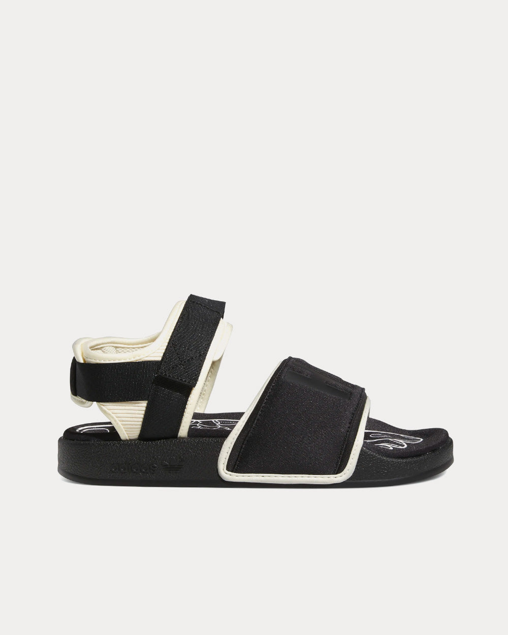 Ons Sneak Slip Williams / Off-White Adidas Adilette Peace Black 2.0 x Pharrell in - Core