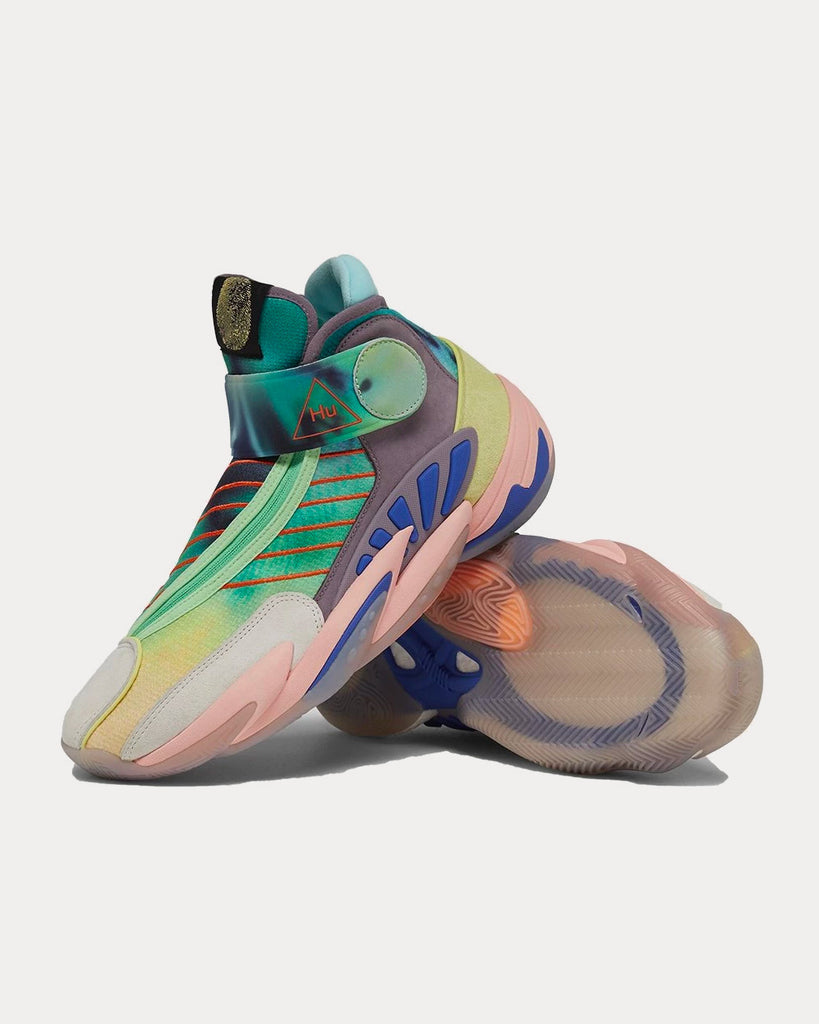 Adidas x Pharrell Williams Multicolor High Top Sneakers Sneak in