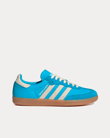 Adidas x Sporty & Rich Samba Blue / Off-White Low Top Sneakers