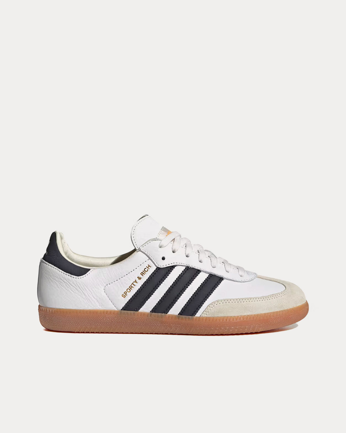 Adidas x Sporty & Rich Women's Samba White / Black Low Top Sneakers