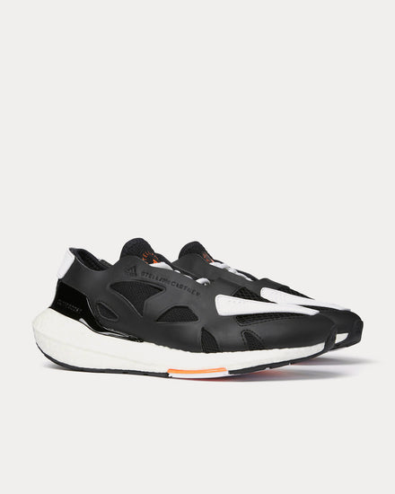 Adidas X Stella McCartney Ultraboost 22 Black / White / Signal Orange Running Shoes - 3
