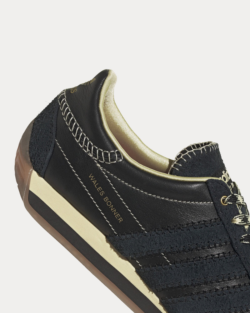 Adidas x Wales Bonner Country Core Black / Core Black / Easy Yellow Low Top Sneakers - 6