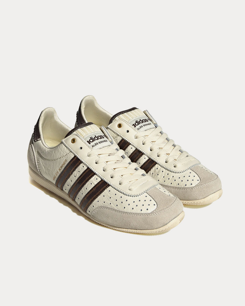 Adidas x Wales Bonner Japan Cream White / Easy Yellow / Dark Brown Low Top Sneakers - 3