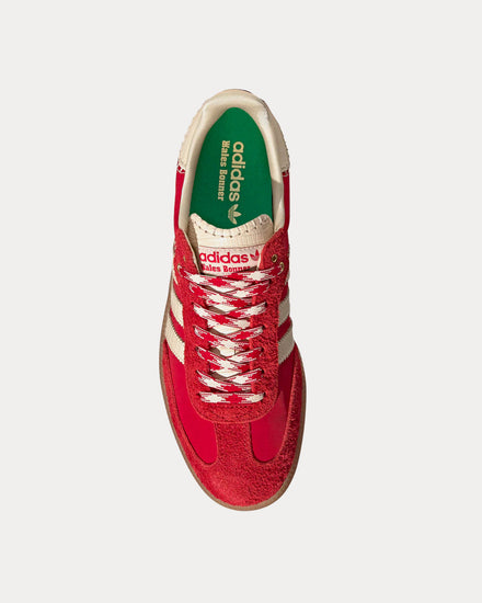 Adidas x Wales Bonner Unisex Samba Ecru / Scarlet Low Top Sneakers Adidas x Wales Bonner Unisex Samba Ecru / Scarlet Low Top Sneakers