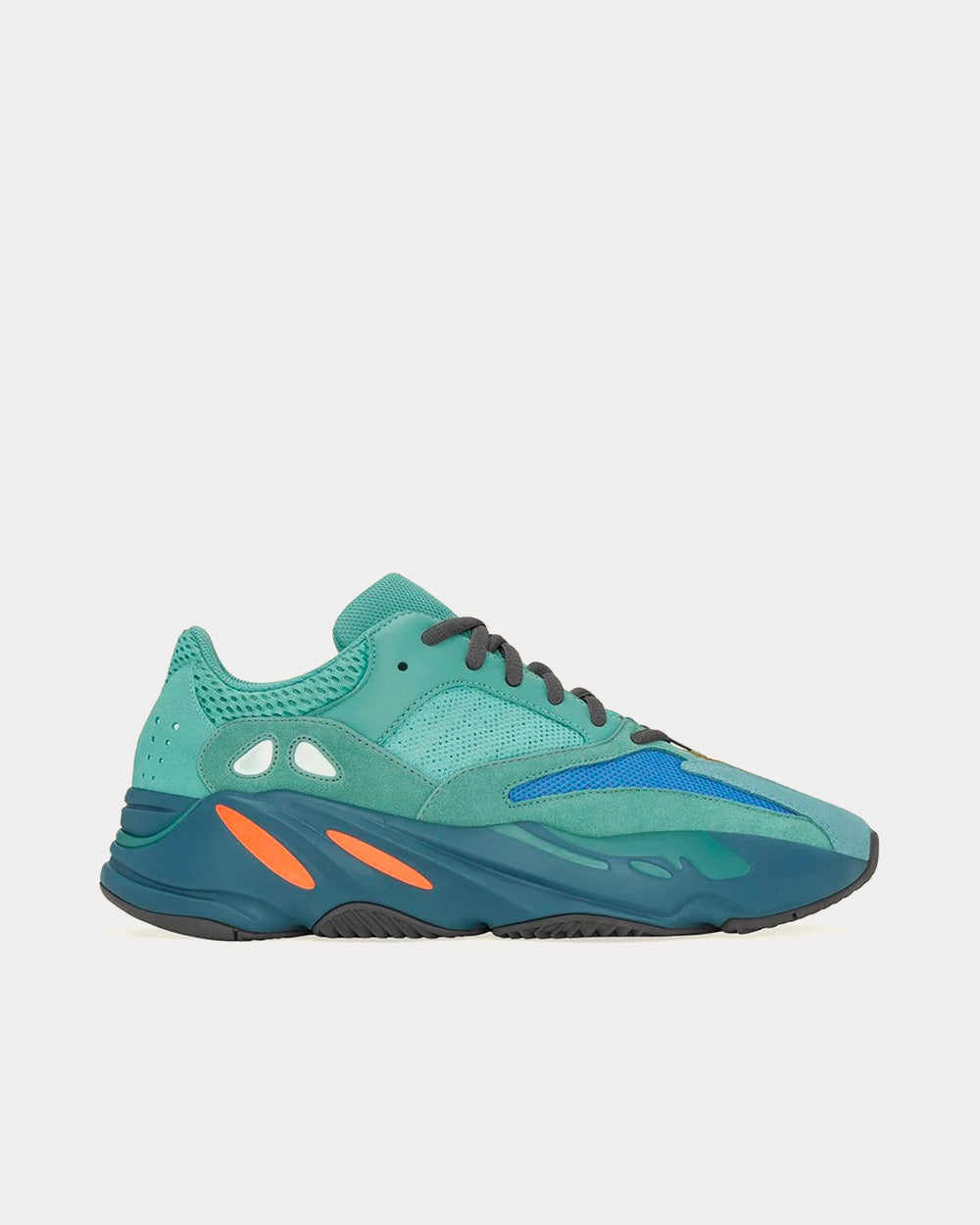 Yeezy Men's Boost 700 Fade Azure Low Top Sneakers