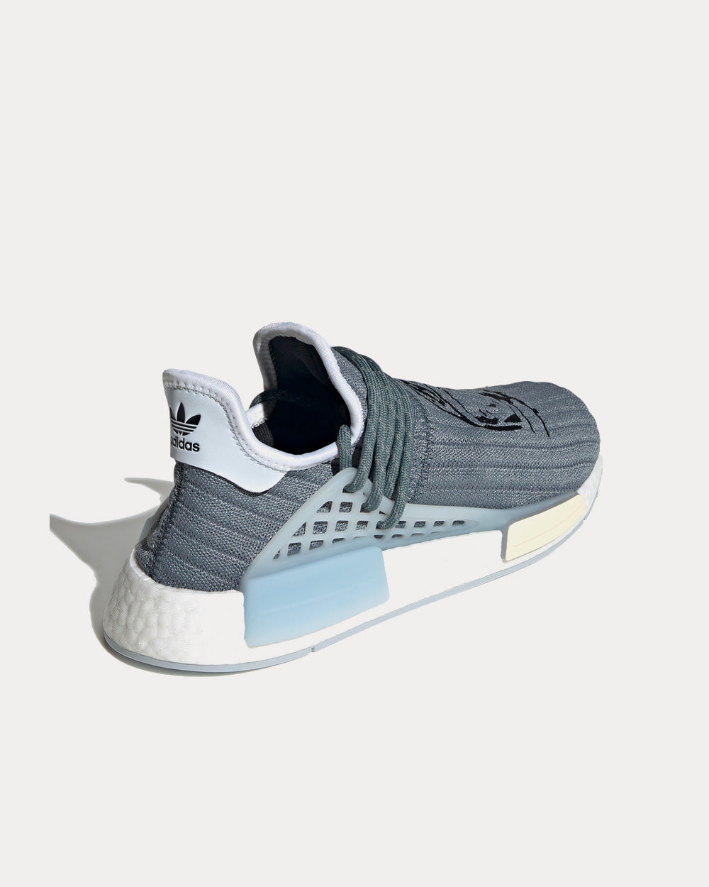 Adidas x Pharrell Williams - HU NMD Grey / Blue Low Top Sneakers
