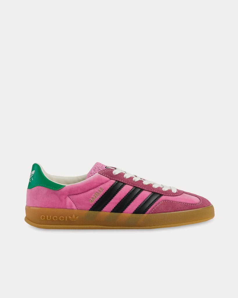 Adidas x Gucci Gazelle Pink Velvet Low Top Sneakers - Sneak in Peace