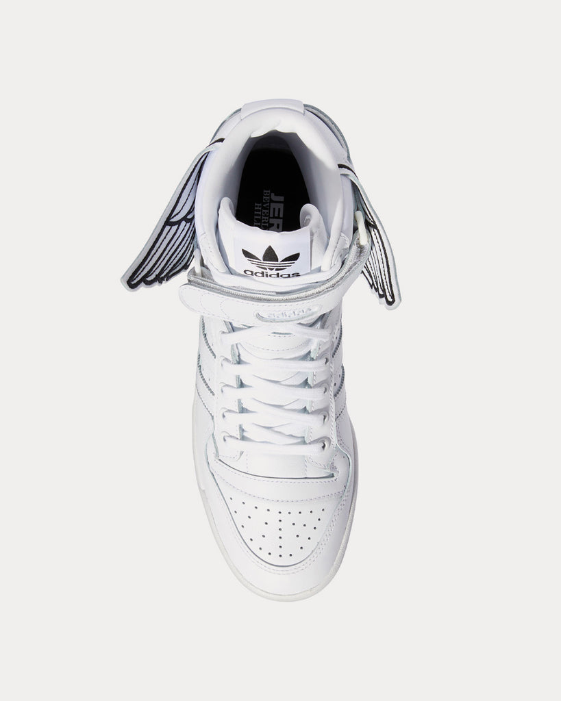 Adidas x Jeremy Scott New Footwear White / Black High Top Sneakers - Sneak in Peace