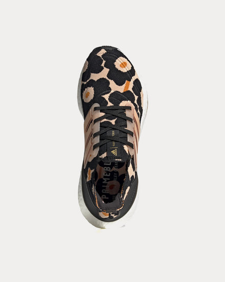 Adidas x Marimekko Ultraboost 21 Core Black / Halo Blush / Gold Metallic Running Shoes - 2