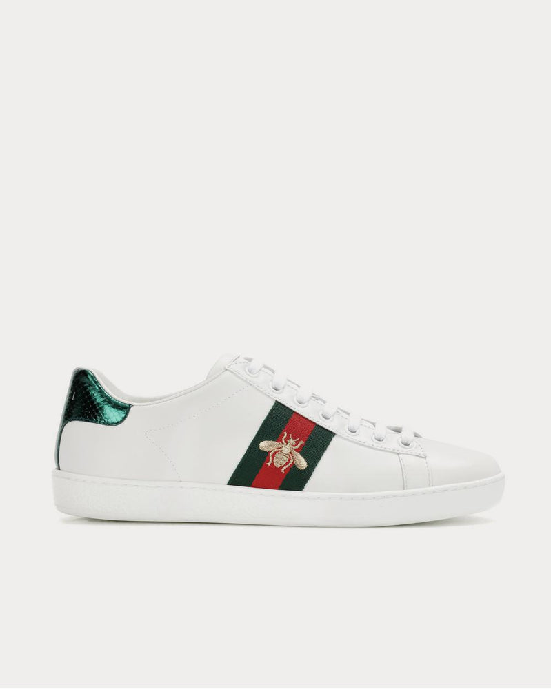 Gucci Ace leather water snake leather Low Top Sneakers - 1