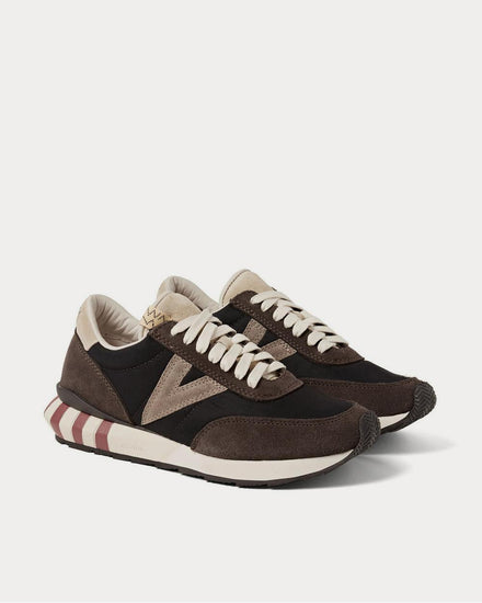 Visvim Attica Suede-Trimmed Nylon  Midnight blue low top sneakers - 2