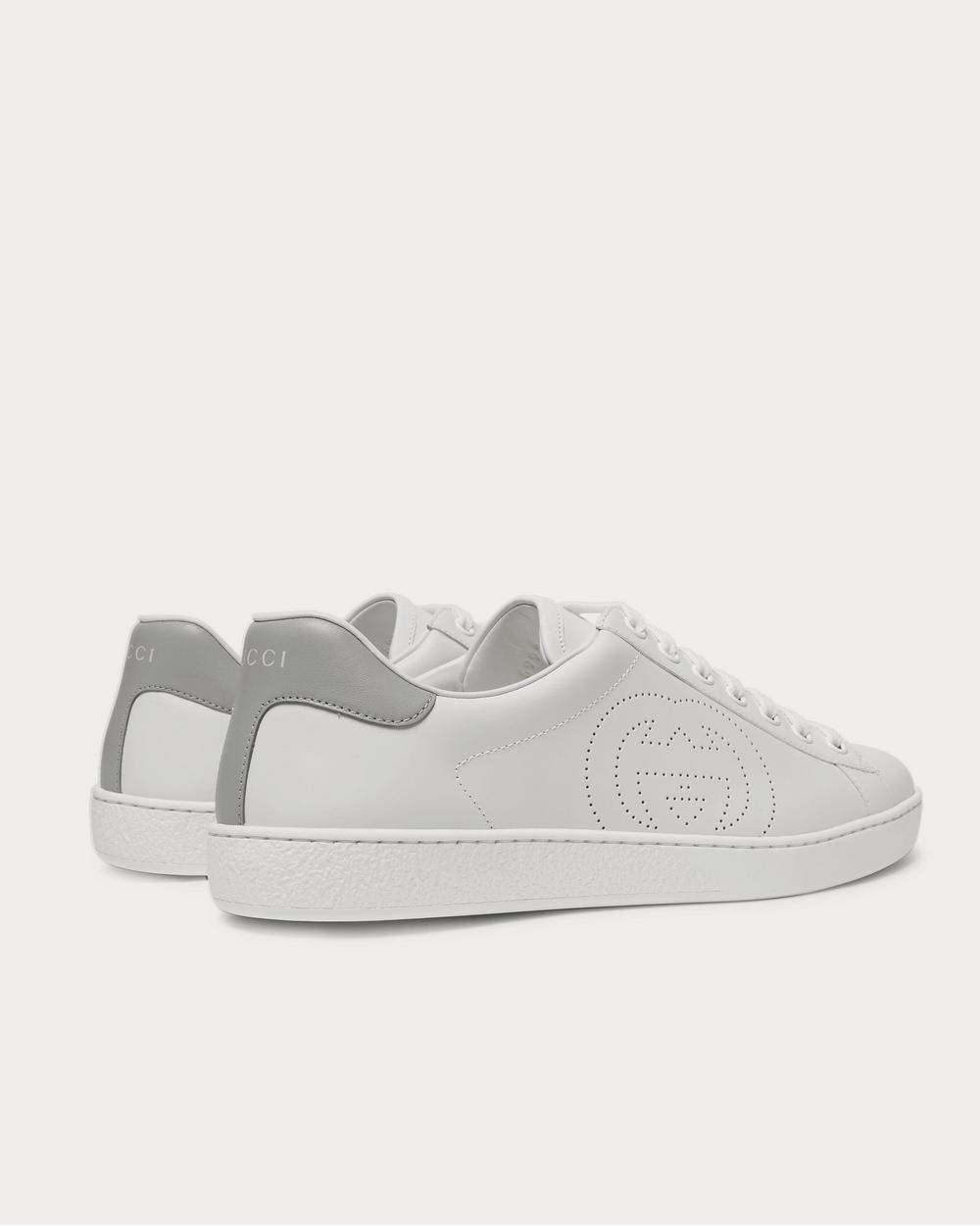 Gucci New Ace Perforated Leather White low top sneakers Sneak in Peace