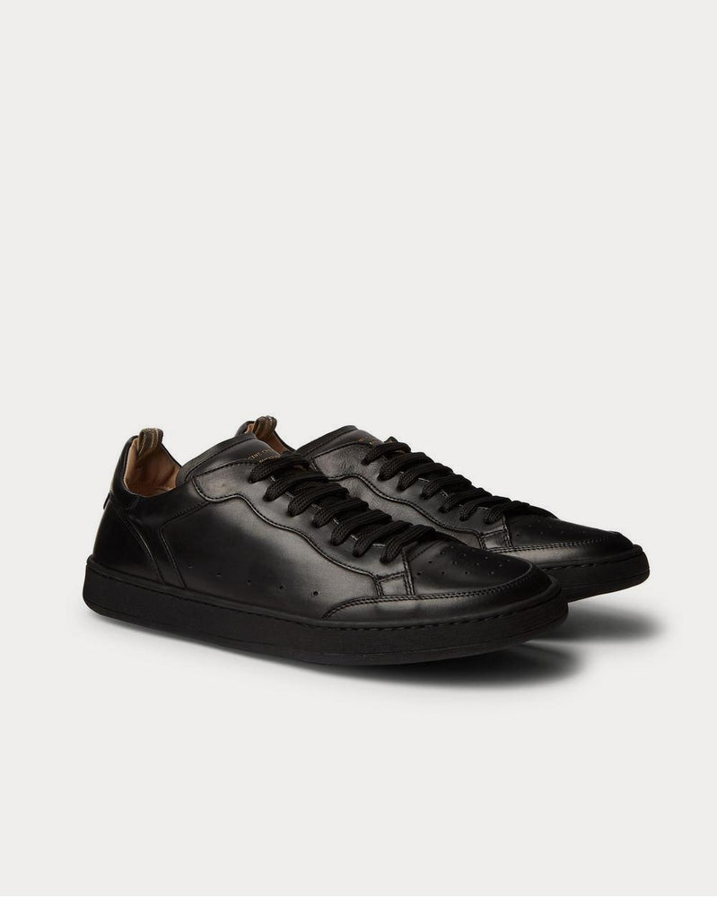 Officine Creative Kareem Lux Leather  Black low top sneakers - 2